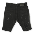 F622 Peyto Shredded Twill Shorts - Black