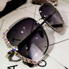 Women Uv Protection Rhinestone