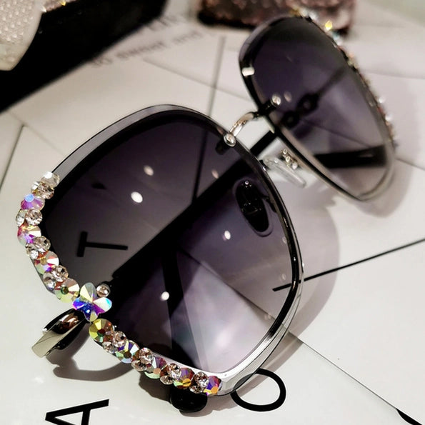 Women Uv Protection Rhinestone