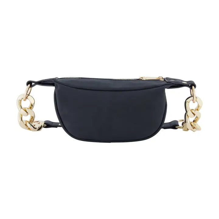 True Religion Women's Suede Chain Hobo Bag