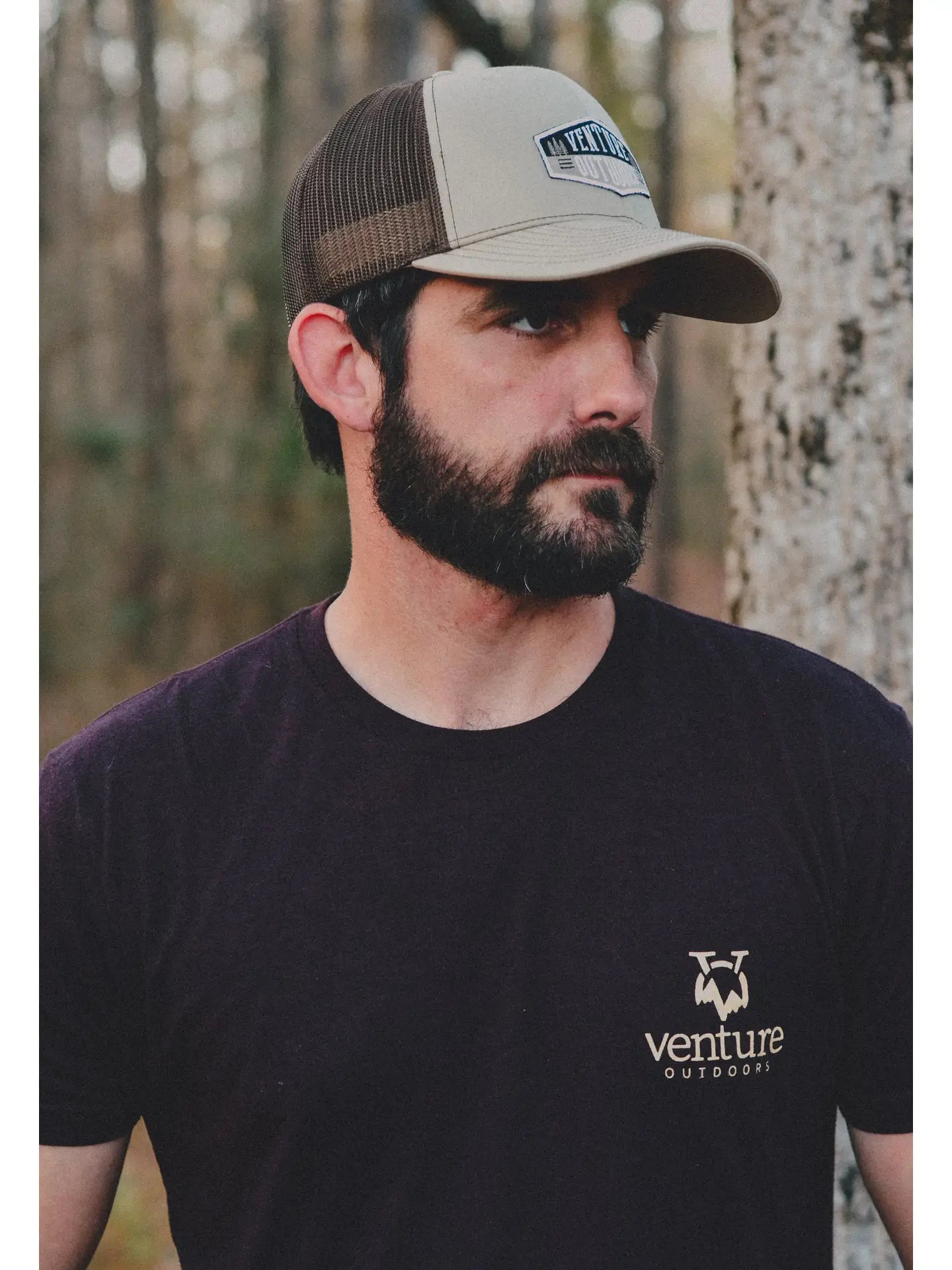 Venture Men's - Hooks, Racks Maroon Tee