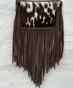 The Jesse Crossbody Cowhide Fringe Tassel Purse Bag