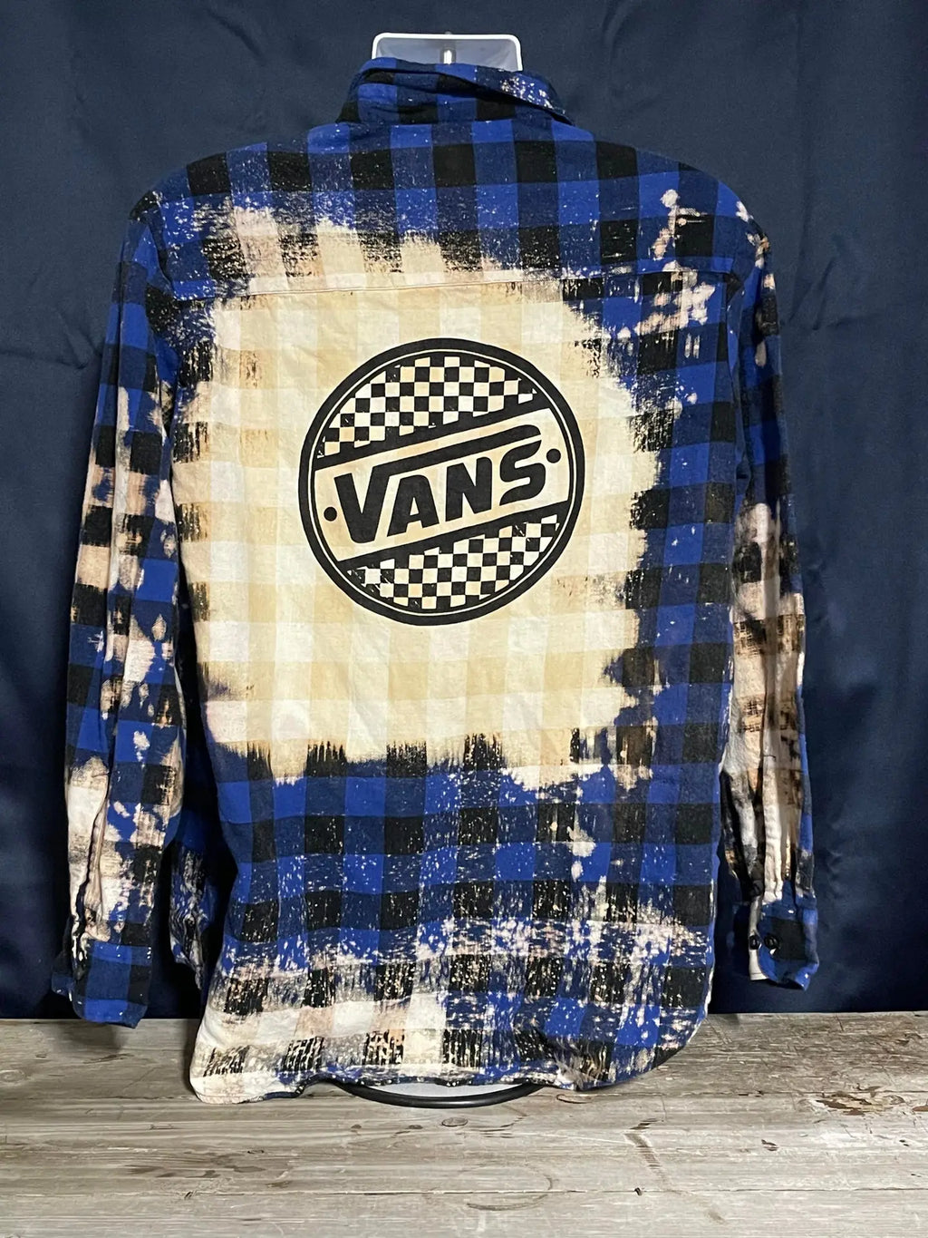 Vans Logo Bleached Button Down Shirt