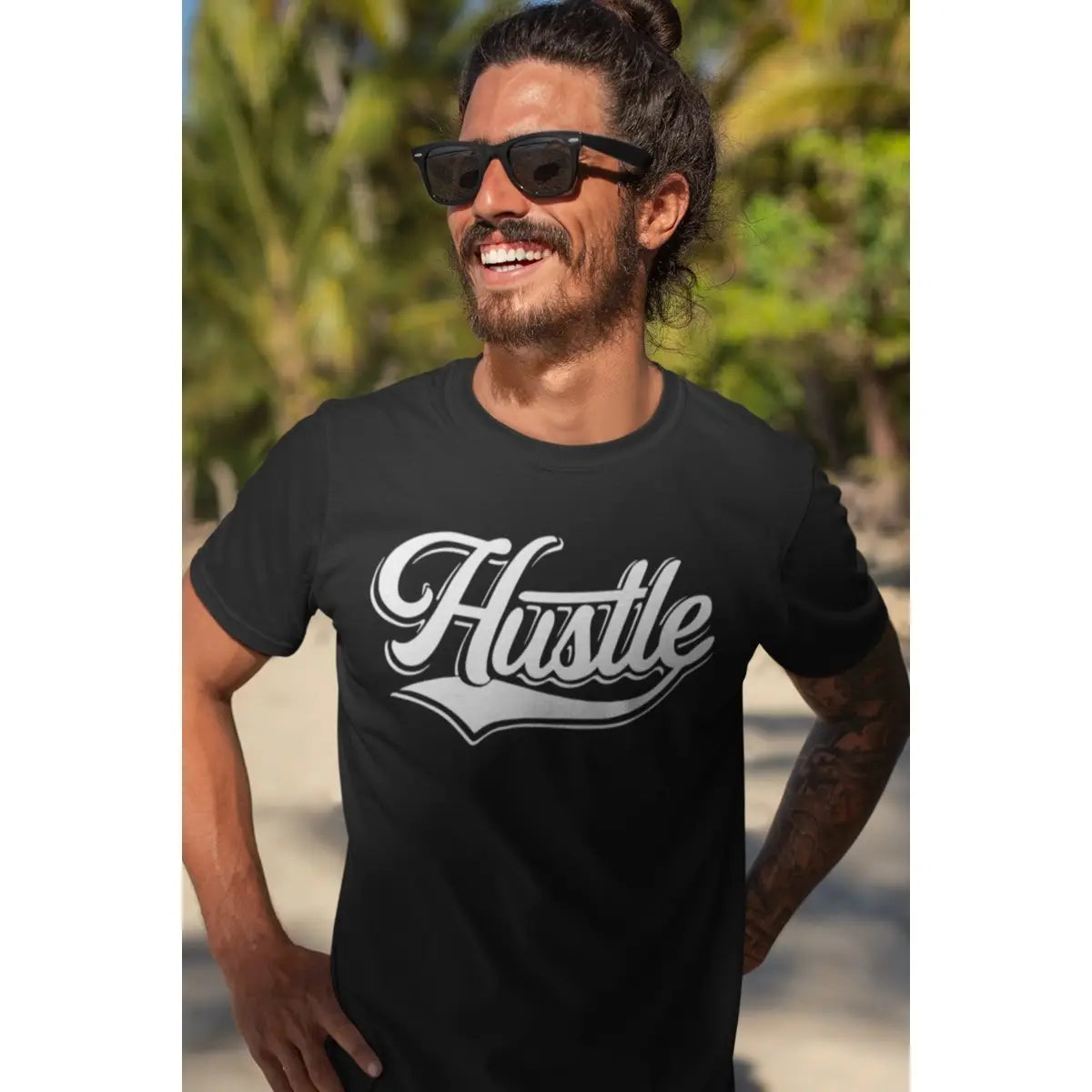 Hustle Graphic Mens Tee