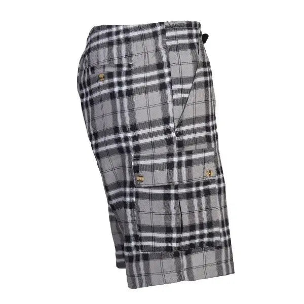 Plaid Cargo Shorts