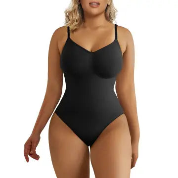 SHAPERX Tummy Control Shapewear Seamless Thong bodysuit