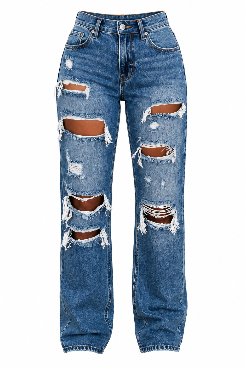 Casual Trendy Distressed JEANS