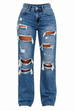 Casual Trendy Distressed JEANS