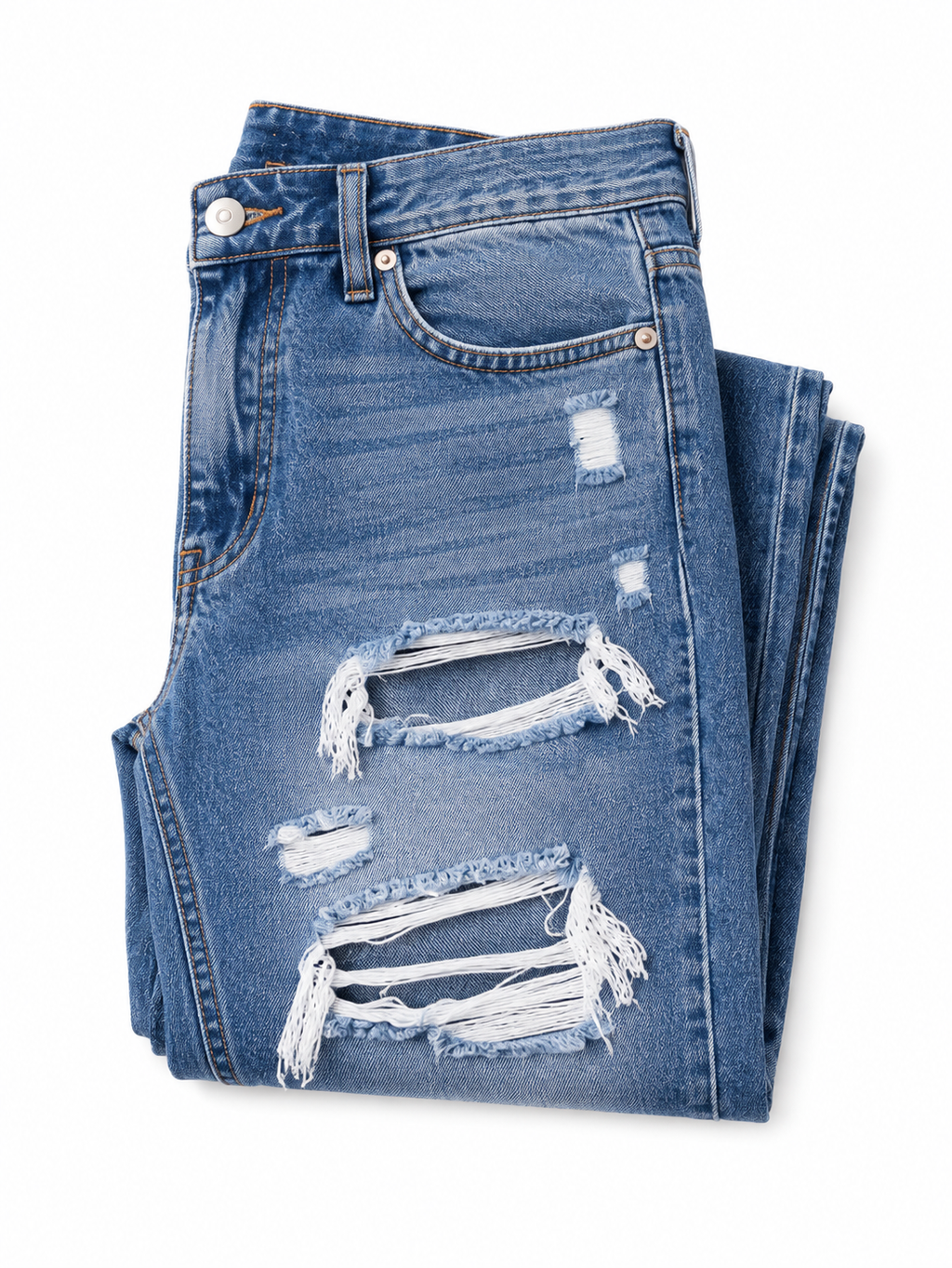 Casual Trendy Distressed JEANS
