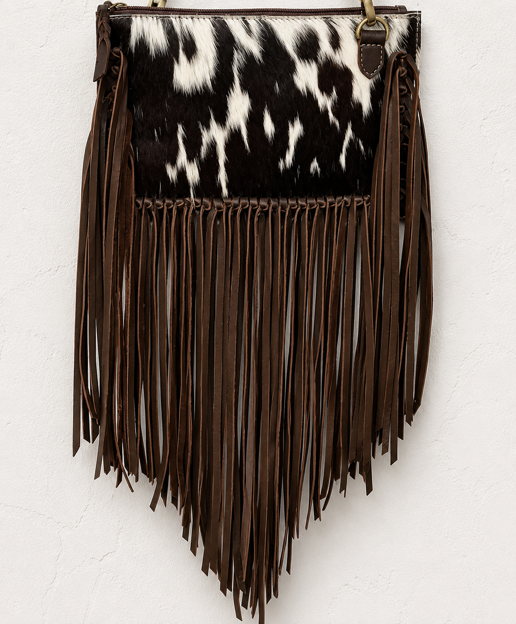 The Jesse Crossbody Cowhide Fringe Tassel Purse Bag