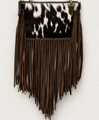 The Jesse Crossbody Cowhide Fringe Tassel Purse Bag