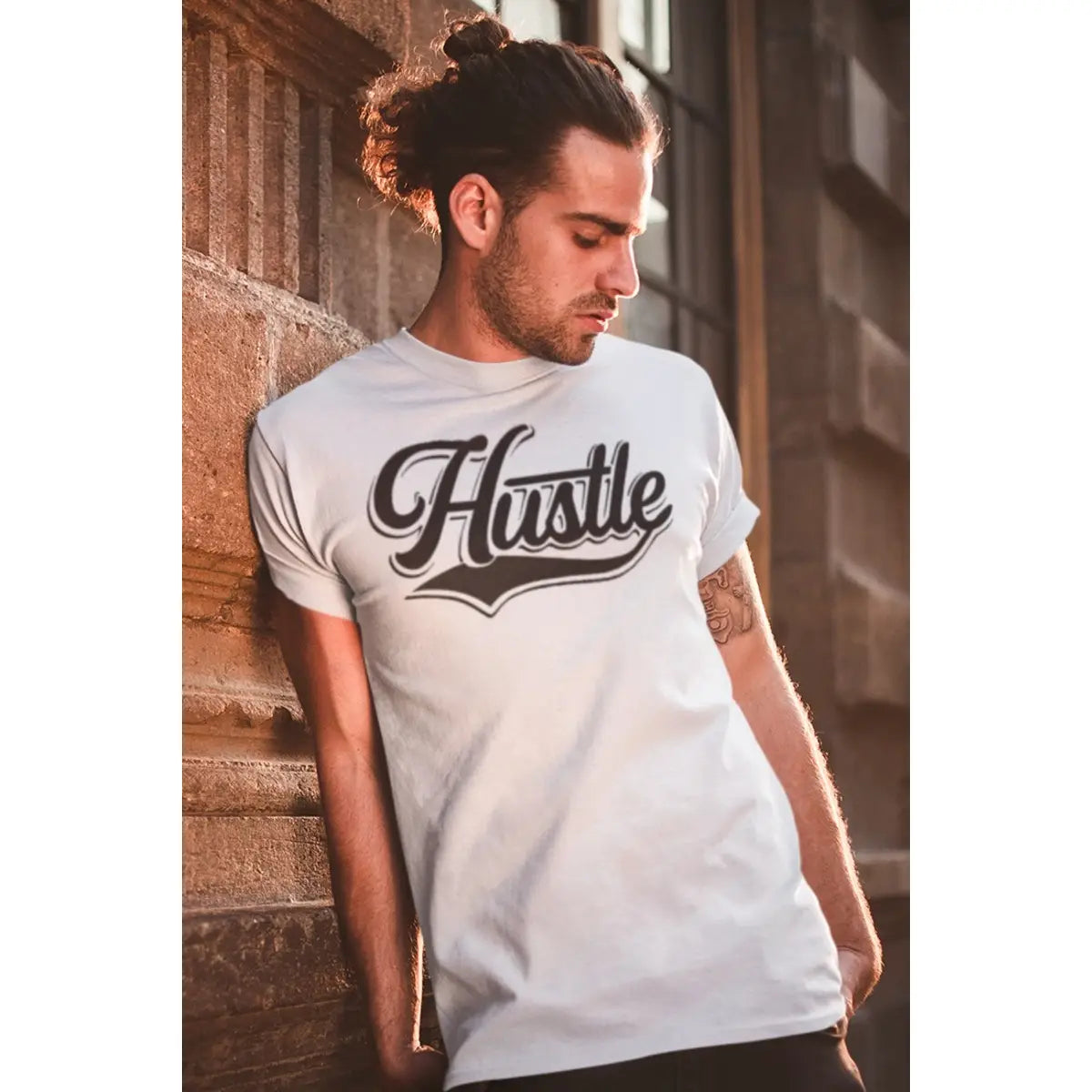Hustle Graphic Mens Tee
