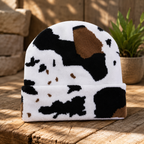 Cow Western Beanie Hat