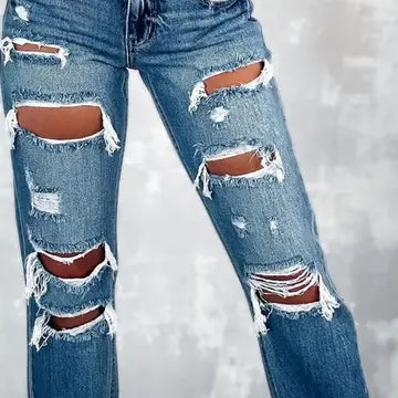 Casual Trendy Distressed JEANS