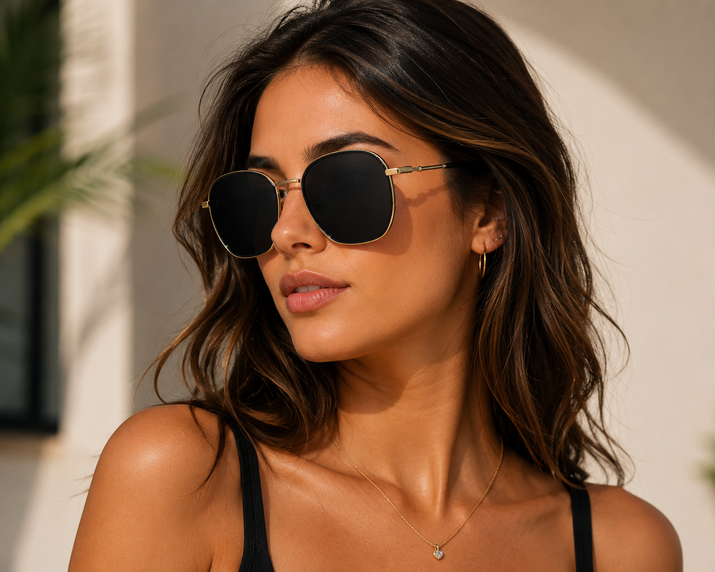 Geometric Sun Protection Sunglasses Accessories