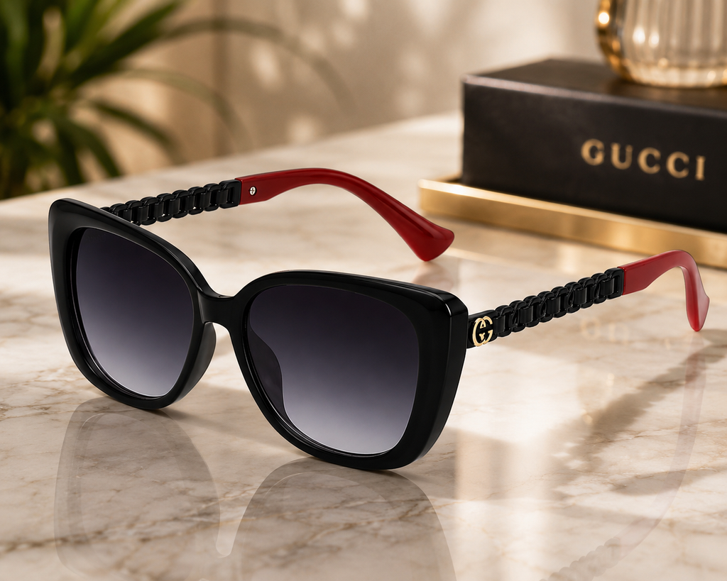 Fashion Cat Eye Sunglasses For Women with Slim Legs