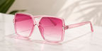 Geometric Sun Protection Sunglasses Accessories
