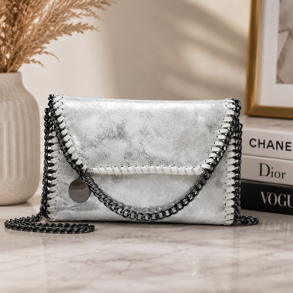 Solid Small Chain Hand Bag