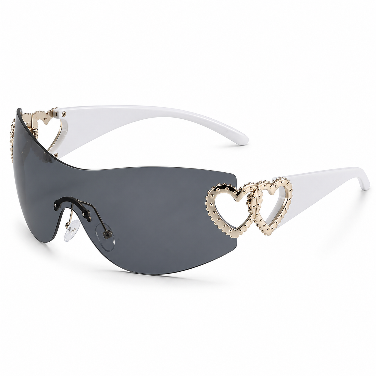 Y2K Style Frameless One-Piece Heart